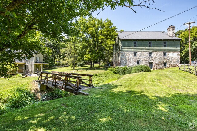 The historic Burwell-Morgan Mill in Millwood hosts seasonal art shows and community events in a scenic Clarke County setting.