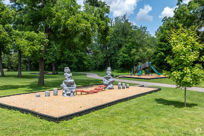 A favorite gathering spot, Whitehall Community Park features playgrounds and ample green space.