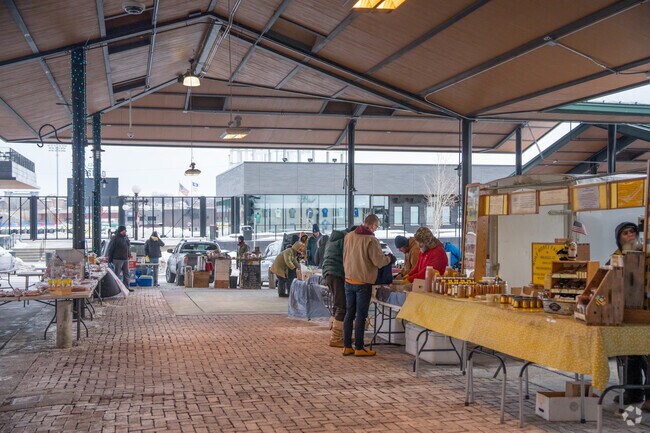 The St. Paul Farmers Market is located in the heart of Downtown St Paul.