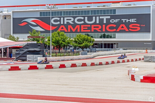 Near Del Valle, COTA Karting is fun for the whole family.