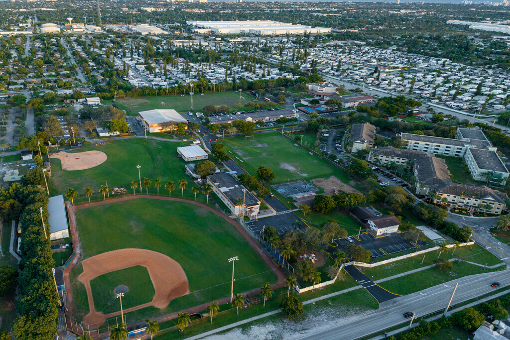 An aerial view of the Highlands Christian Academy.