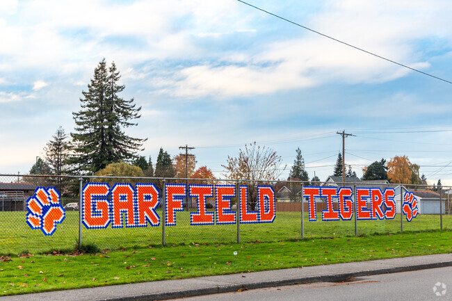 Garfield Elementary School is located in the Riverside neighborhood of Everett.