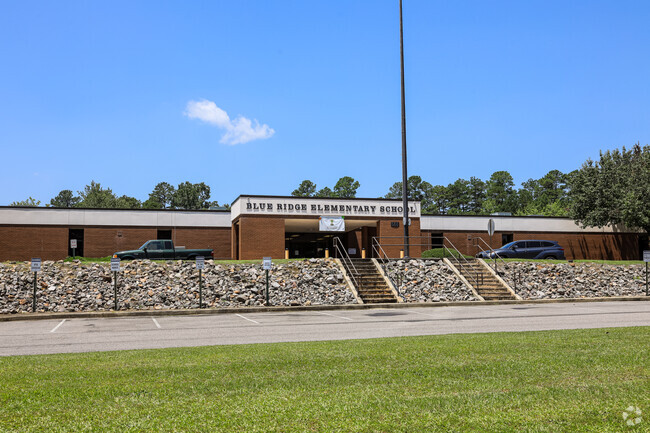 Front of the Blue Ridge Elementary school in Augusta, GA.