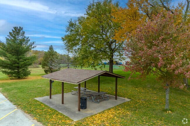 The picnic area of the Eagles Landing Park in Stoney Creek.