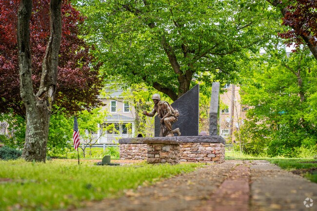 The Vietnam Memorial in Memorial is a beautiful tribute to American heroes in Pottstown.