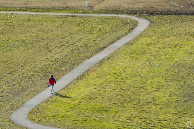Near Hazel Green High School is the Trojan Trail Greenway.