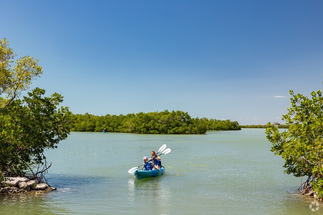 Capri Paddlecraft Park is the entry point  for water activities in Isles of Capri.