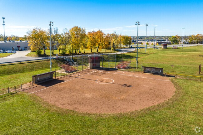 Marshall Park hosts adult softball leagues.