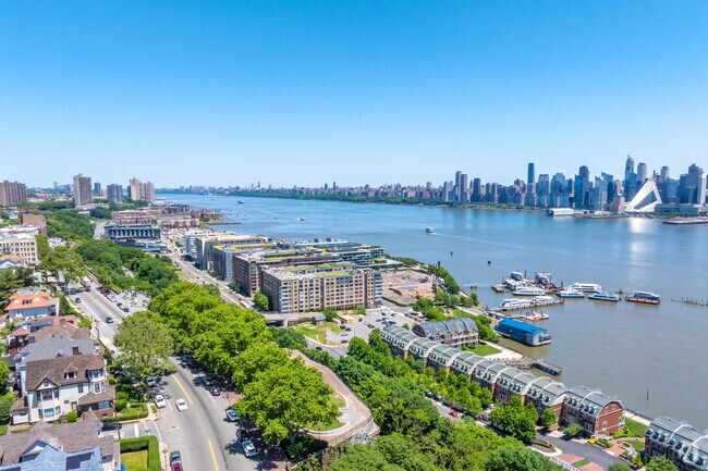 Manhattan is a short ferry ride away from Weehawken.