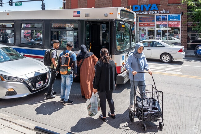 The CTA bus lines are used quite heavily along Devon Avenue in West Rogers Park.