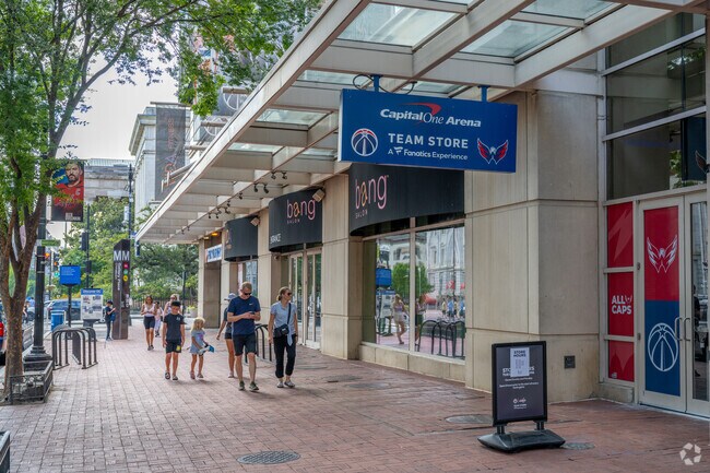 Capitol One Arena next to Judiciary Square is home to the Capitols Hockey team store.