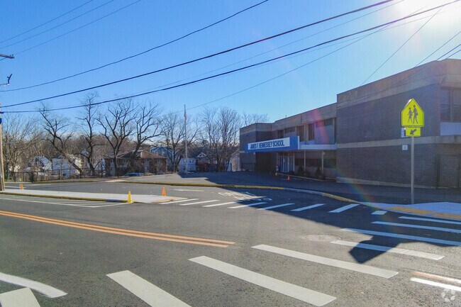 Students can ride the bus, walk with a parent, or be dropped off at James F. Hennessey School.