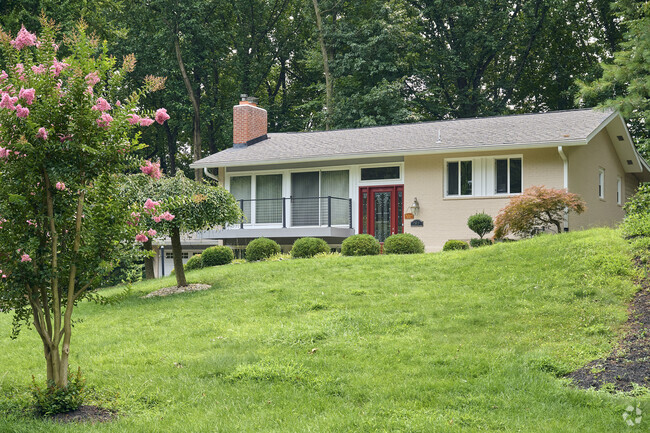 A raised Ranch home in Carderock Springs.
