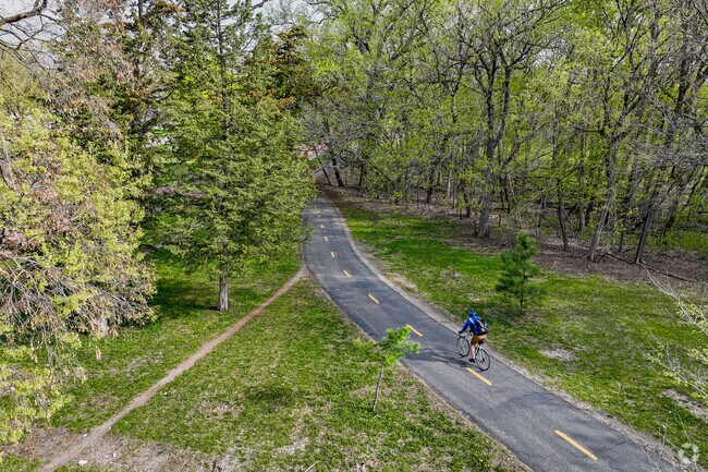 Miles of paved trails await locals on The Grand Rounds Scenic Byway near Tangletown.