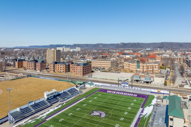Winona State University is an atomic icon for the area.