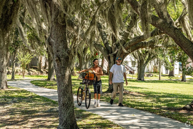 Springfield has beautiful pathways to enjoy the weather as you walk or ride through.