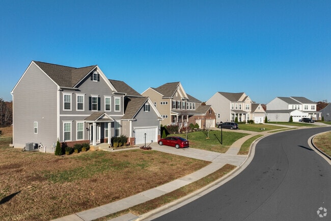 Gorgeous homes stand tall in the Leavells neighborhood.