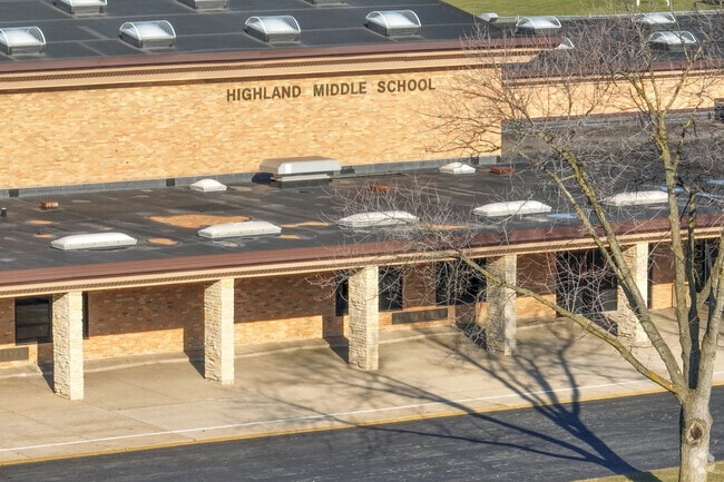 Highland Highschool is attached to Highland Middle School.