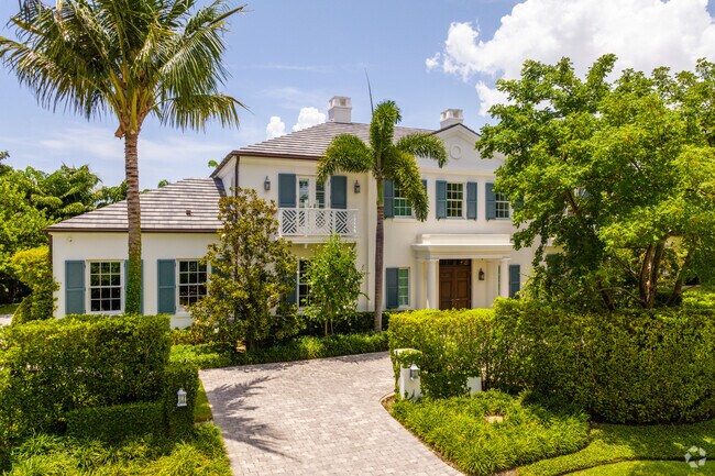 Single family contemporary style homes can be found in the heart of Gulf Stream.