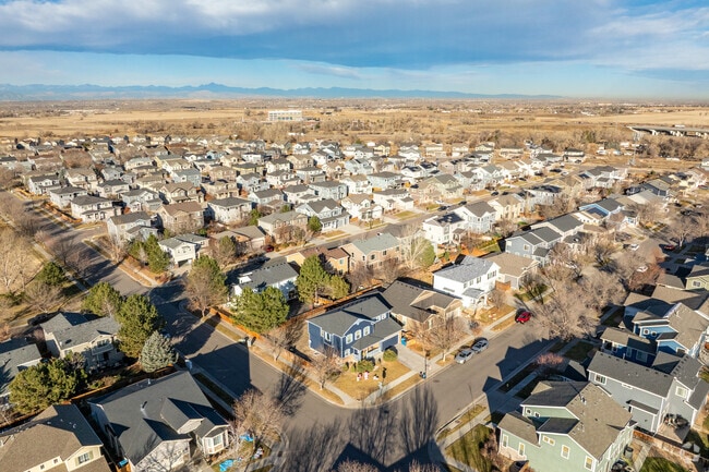 Diverse housing styles can be seen throughout the Buffalo Run community.