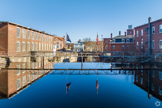 The Soughegan River runs right through the center of Greenville.