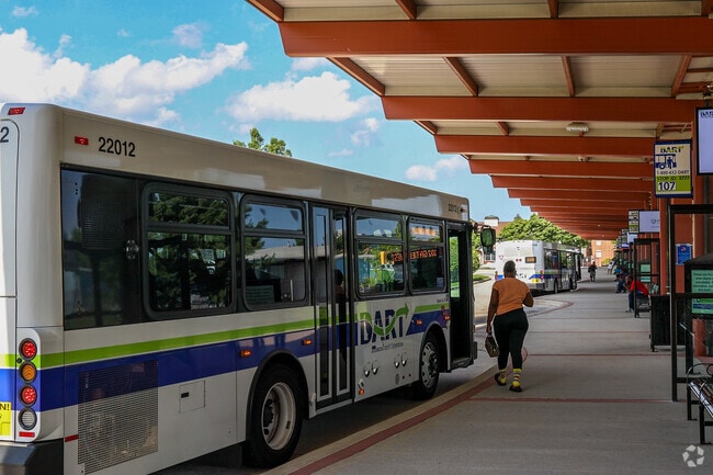 Rising Sun-Lebanon has DART bus stops making transit around town easy.