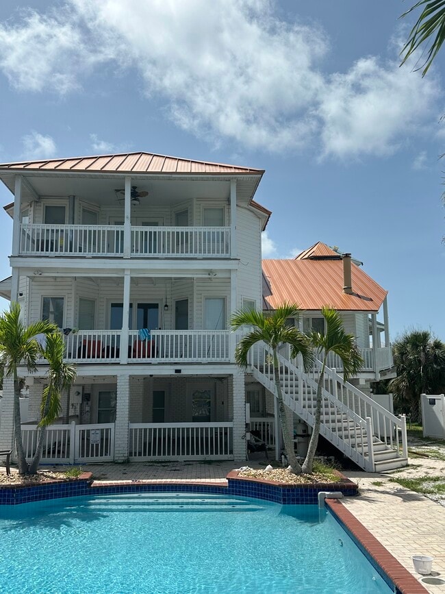 Covered patio; 2 decks with balconies
