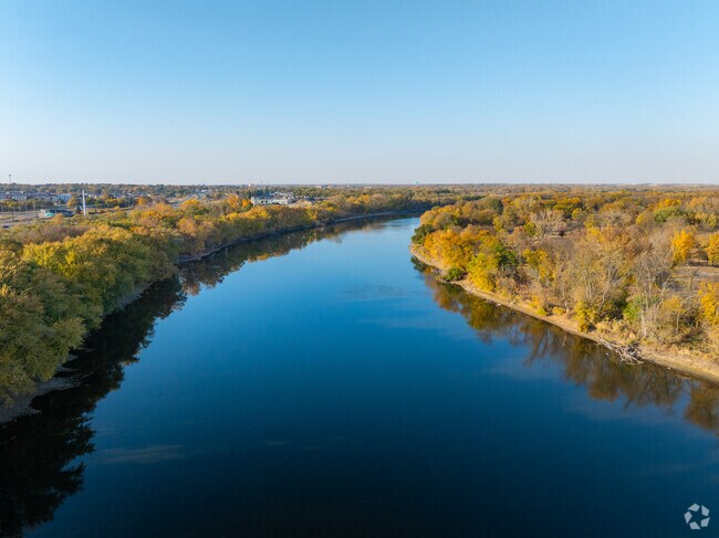 Hurst offers scenic views along the Cedar River.