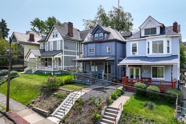 Victorian style homes are common in the Fineview neighborhood.