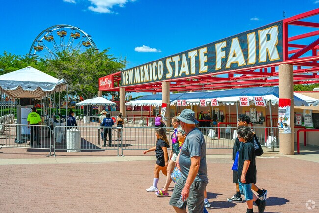 Locals attend the New Mexico State Fair every September.