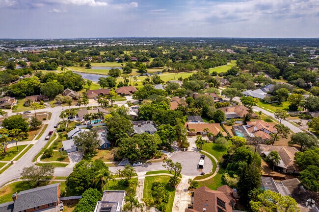 The Bardmoor neighborhood is where you can find residential homes near a golf course.