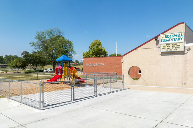 Rockwell Elementary School is only a six minute drive from I-80.