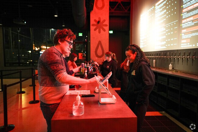 The Veil Brewery offers a wide selection of beers and excellent food options.