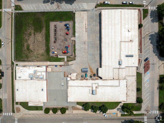 This is a top down view of Central Elementary School.