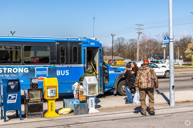 Residents can jump on the Ride KC Bus to just about anywhere they want to go in Procter.