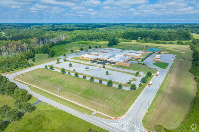 The Harmony Elementary School resides on a large plot of land in the Good Hope neighborhood.
