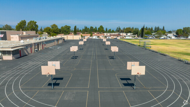 P.E area at Ernest Lawrence Middle School.