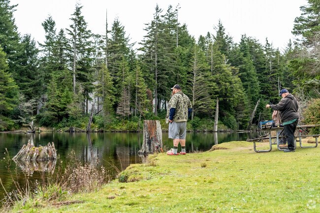 John Topits Park, also known as Empire Lakes, is a popular hiking and fishing spot in Coos Bay, Oregon.