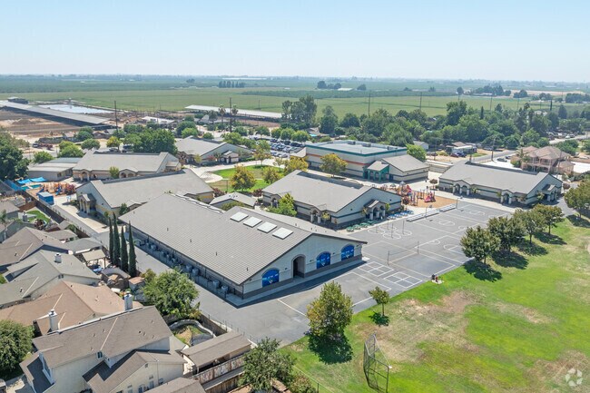 A view of Harmony Elementary School in Delhi.