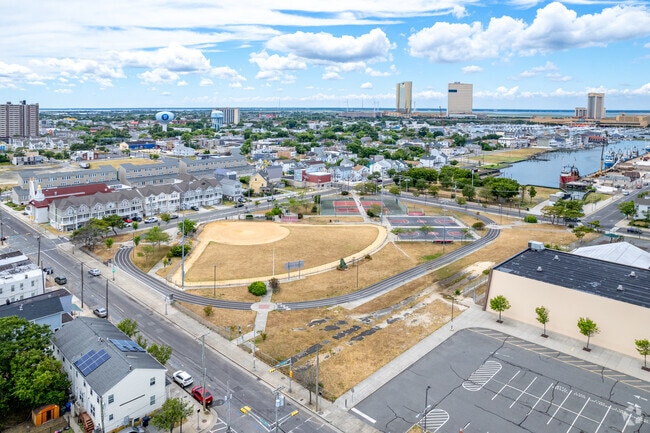 Uptown Complex School has baseball field & basketball courts next to the school.