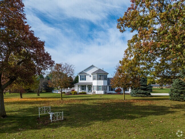 Some Kankakee homes have large, expansive lawns.