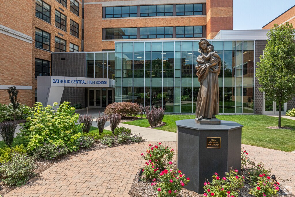 Central Catholic High School in downtown Grand Rapids.