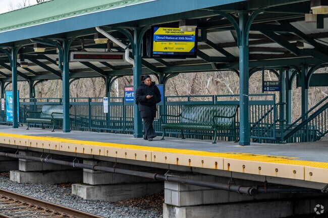 Upper Dublin commuters can hop on the train at the Fort Washington Station for the morning commute.