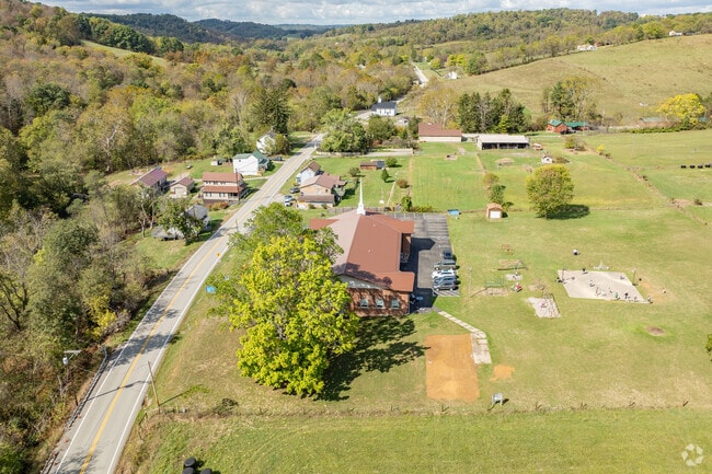 Friends play outside at Open Door Christian School.