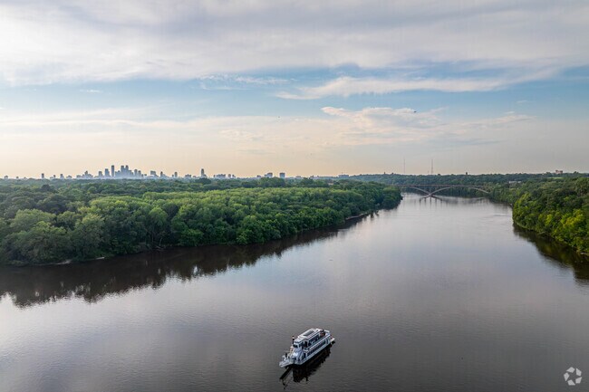 Cooper residents can enjoy views of the Mississippi river.