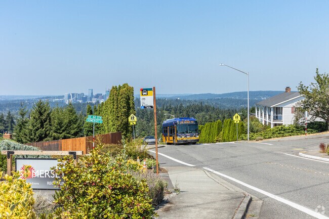 There are numerous bus stops that run through the neighborhood along Somerset Boulevard.