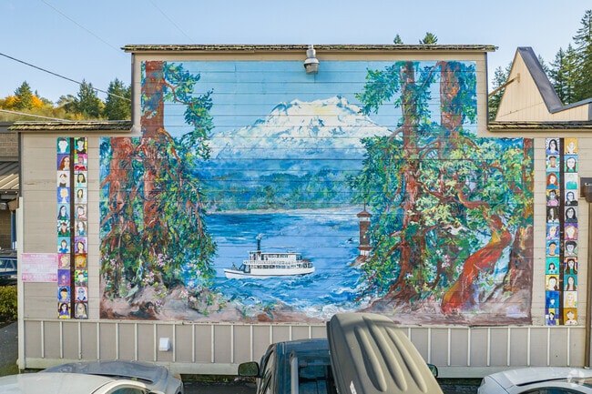 Residents can find a mural located on Key Peninsula Highway.