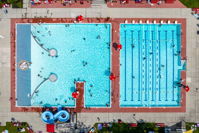 The pool at North Bergen is a great place to cool off on a hot summer day.