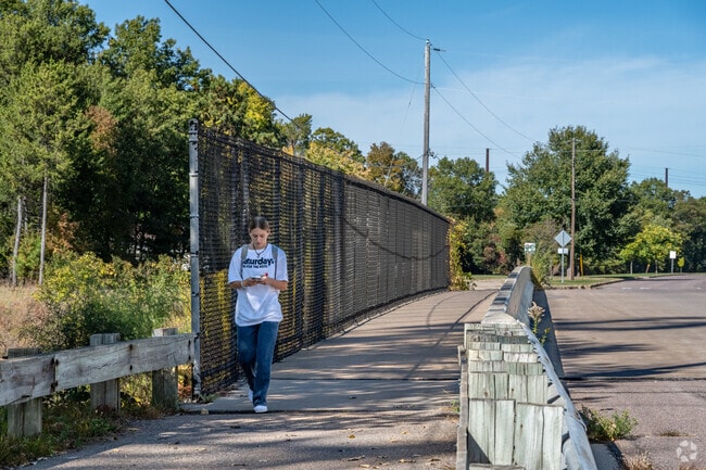 Walk through Eau Claire with the Chippewa River State Trail in the Airport neighborhood.