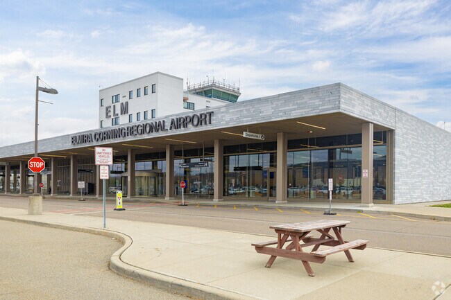 Elmira Corning Regional Airport offers convenient access for Catlin commuters.